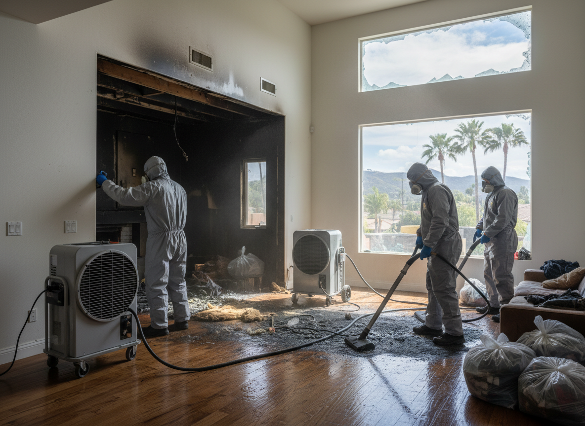 Fire Damage Restoration  in North Hills
