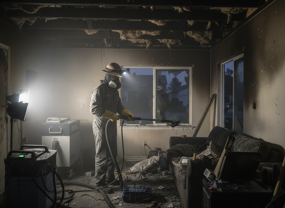 Fire Damage Restoration  in San Fernando