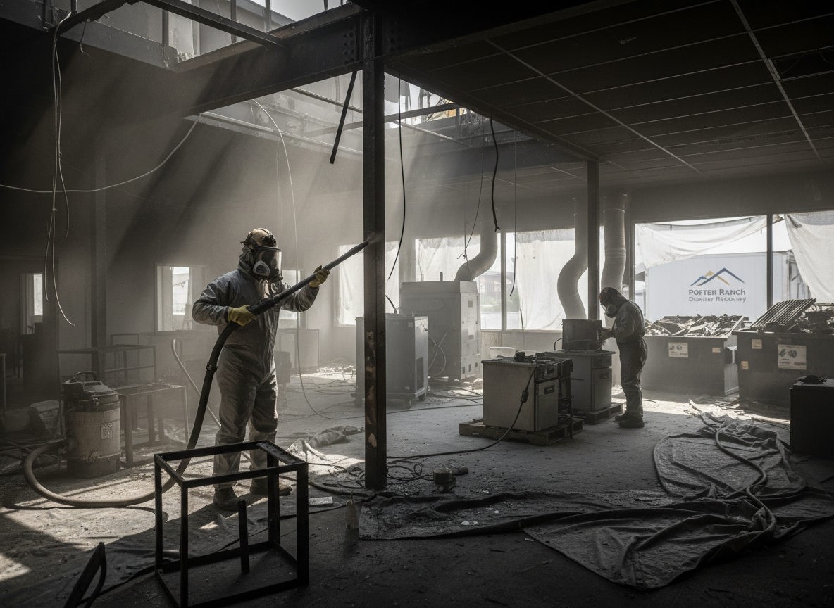 Commercial Fire Restoration in Porter Ranch, CA