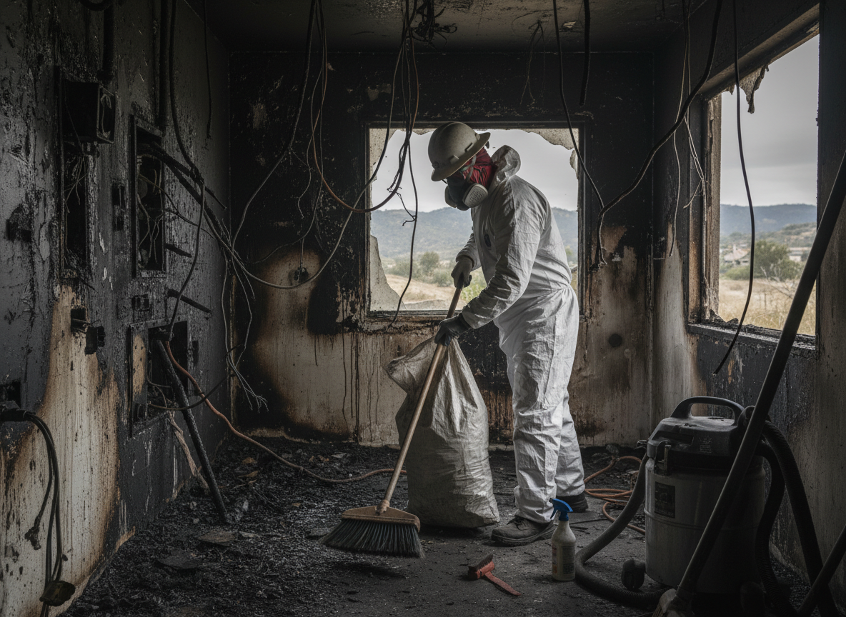 Electrical Fire Cleanup in Porter Ranch, CA