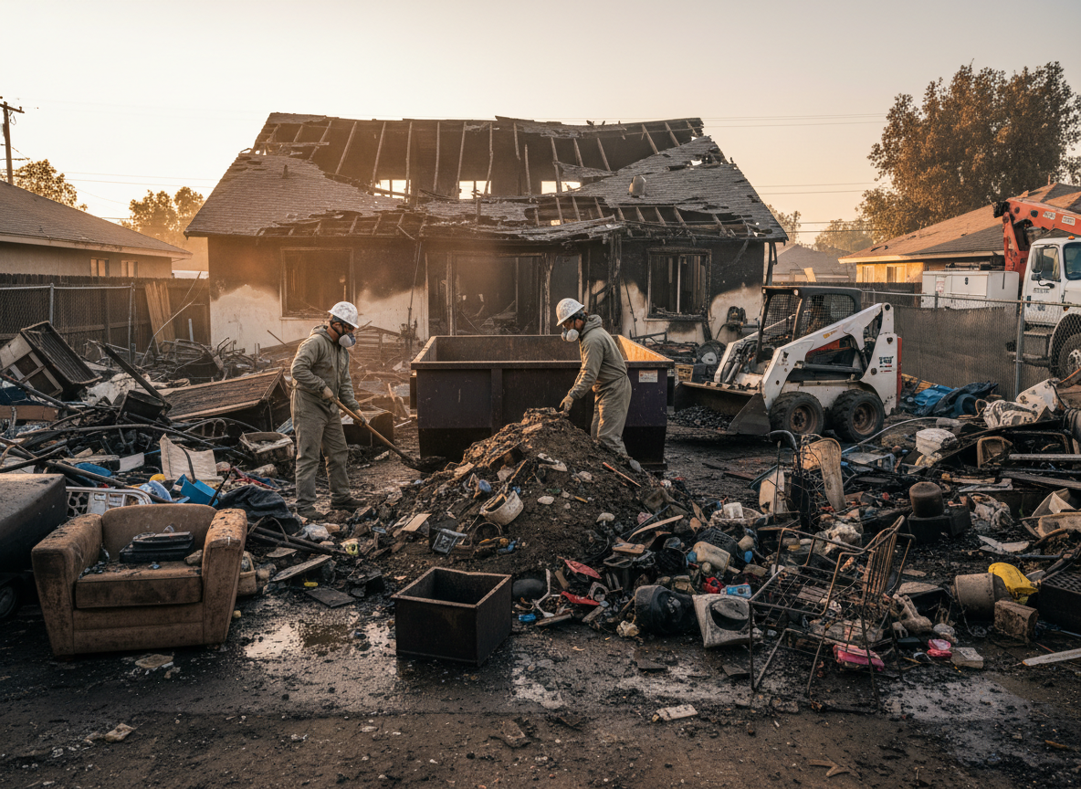 Fire Damage Restoration  in Porter Ranch